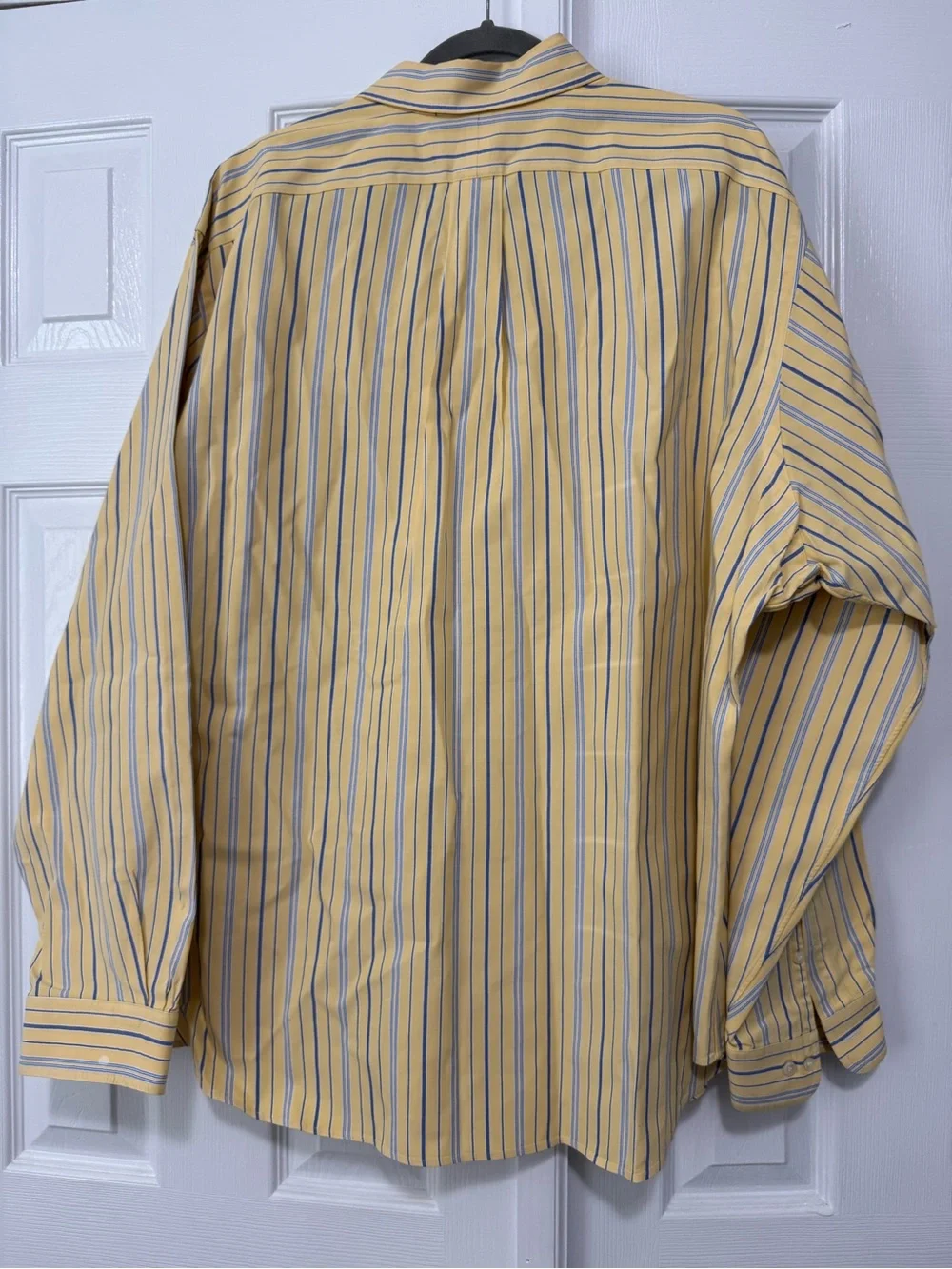 Ralph Lauren Yellow Striped Button-Up Shirt